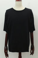 パイピングモチーフTシャツ(ブラック)