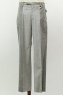 ラミネート加工ワンタックスラックス(グレー) - 1_8edada74-fd9c-4550-b968-14f41c86817c