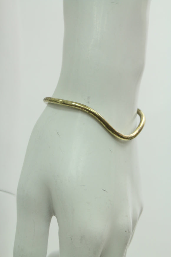 ハンドメイドバングル(ゴールド)