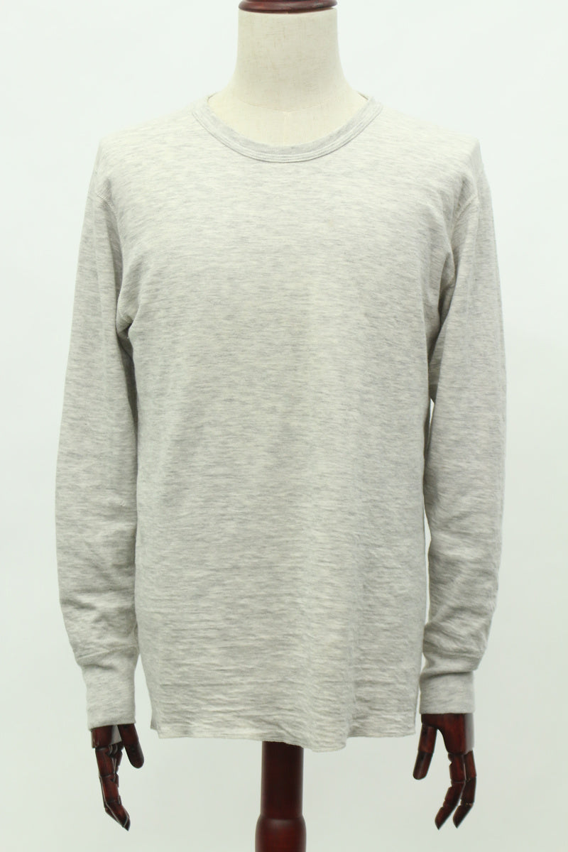 ヴィンテージ ダブルフェイス長袖Ｔシャツ(グレー)